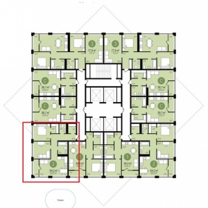 2-к квартира, Немировича-Данченко 156